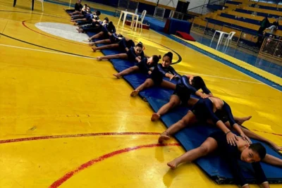 COMPETIÇÃO INTERNA DE GINÁSTICA ARTÍSTICA MOVIMENTOU O AZULÃO