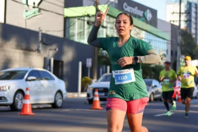 Atleta Tais Mari esteve disputando a 8ª Maratona de Campinas