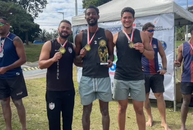 Artur Nogueira conquista ouro no Vôlei de Praia nos 67º Jogos Regionais