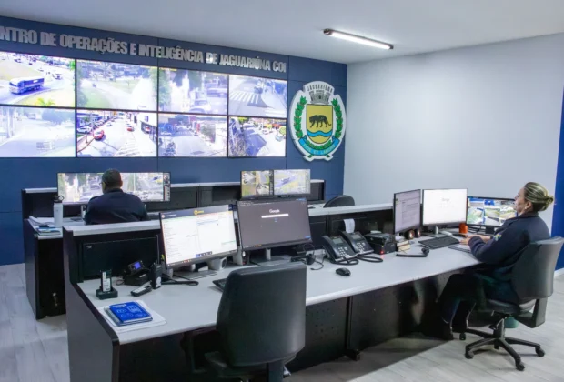 PREFEITURA DE JAGUARIÚNA MODERNIZA CENTRO DE OPERAÇÕES E INTELIGÊNCIA DA GUARDA MUNICIPAL