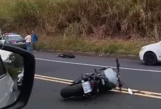 Motociclista morre após perder o controle e ser atingido por carro em rodovia de Amparo