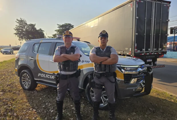 TOR recupera caminhão roubado carregado com papel em Campinas após perseguição