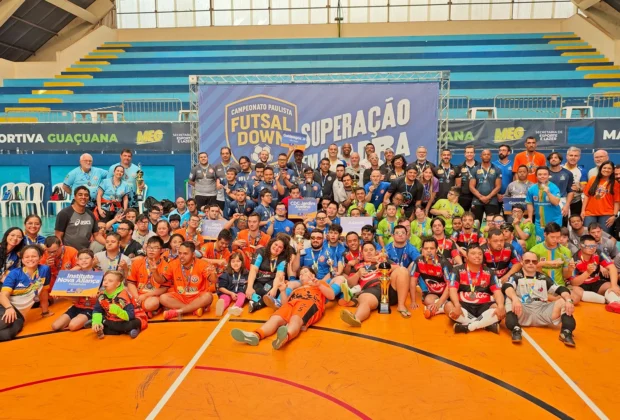 Em terras guaçuanas: Galápagos JR é o campeão do Campeonato Paulista de Futsal Down