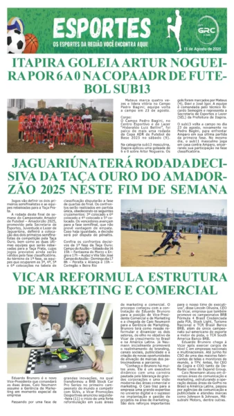 Esportes 15-08-25
