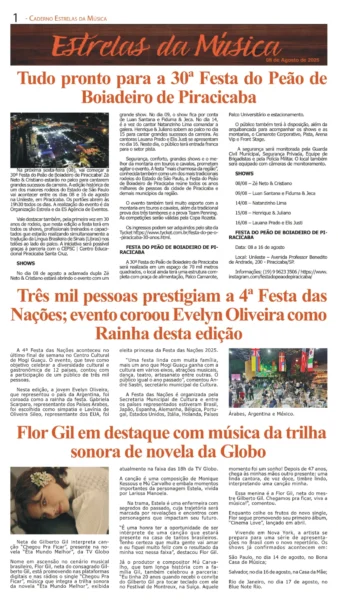 Estrela da Música 08-08-25