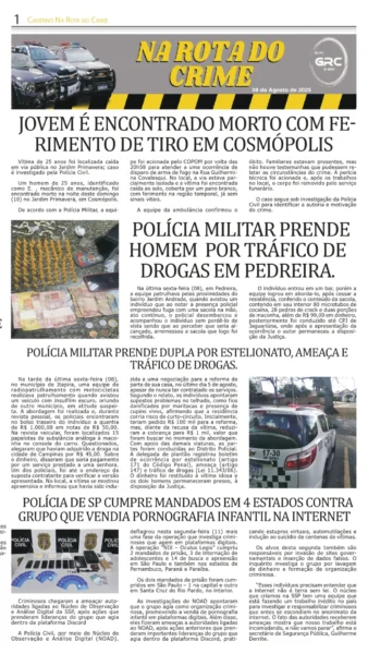 Na Rota do Crime 15-08-25