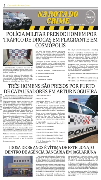 Na Rota do Crime 29-08-25