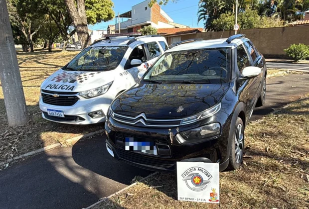 PM recupera veículo roubado em Mogi Guaçu após suspeita de dublê