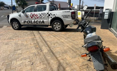 Homem é preso em Artur Nogueira com motocicleta adulterada e sem placa