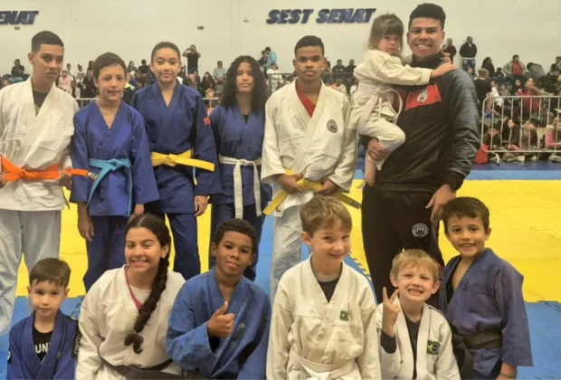 Atletas de Holambra participam de festival de Judô em Limeira