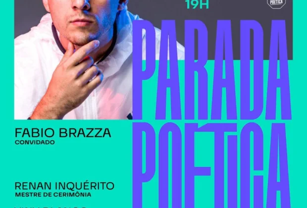 PARADA POÉTICA’ ESTREIA HOJE EM JAGUARIÚNA COM PRESENÇA DO RAPPER FABIO BRAZZA