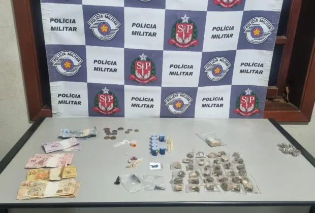Polícia Militar prende homem por tráfico de drogas em flagrante em Cosmópolis