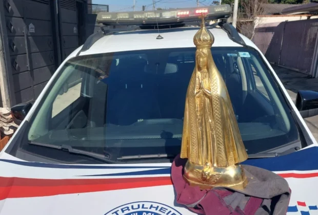 GCM de Amparo prende homem por furto de estátua no Cemitério do Sylvestre