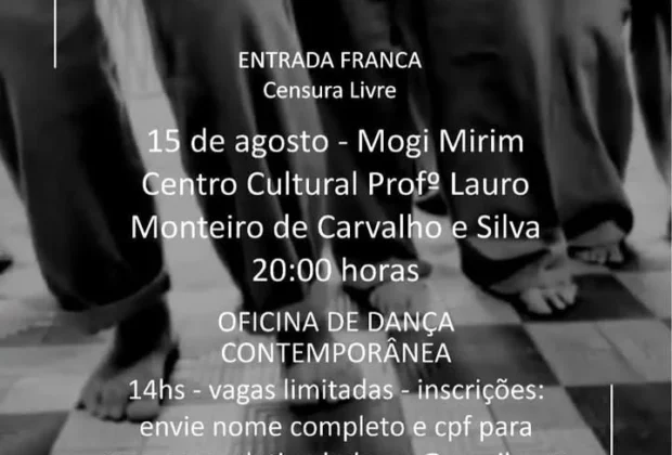 Mogi Mirim recebe espetáculo de dança “Êxodos – Qualquer lugar pode ser um destino” com entrada gratuita