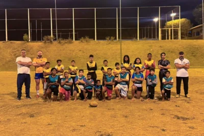 Jaguariúna recebe visita de jogador da Seleção Brasileira de Rugby
