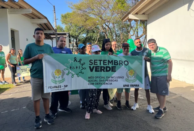 Caminhada da APAE abre programação do Setembro Verde em Itapira