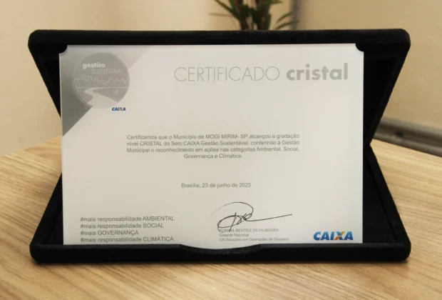 MOGI MIRIM RECEBE ‘SELO CAIXA’ POR BOAS PRÁTICAS NA GESTÃO PÚBLICA