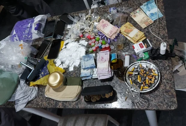 Polícia Militar prende criminosos e apreende grande quantidade de drogas em Pedreira