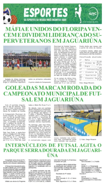 Esportes 31-10-25