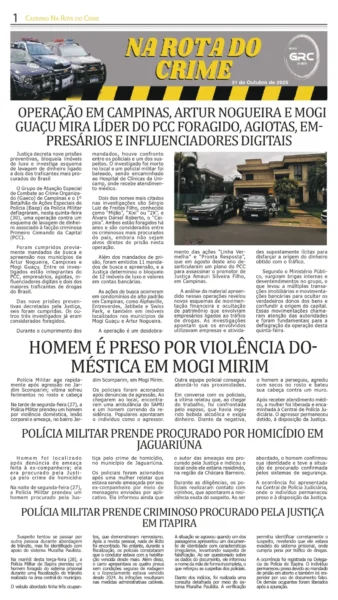 Na Rota do Crime 31-10-25