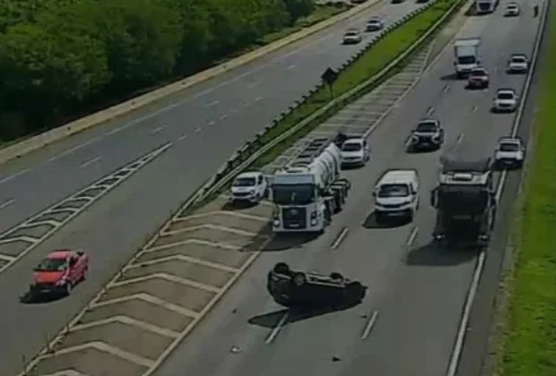 Acidente na Rodovia Dom Pedro I em Campinas deixa quatro feridos, incluindo criança em estado grave