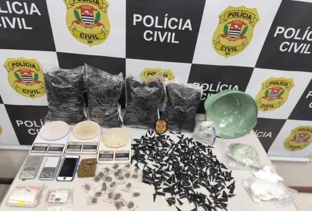 Homem é preso por tráfico de drogas em Pedreira após ação do setor de investigações