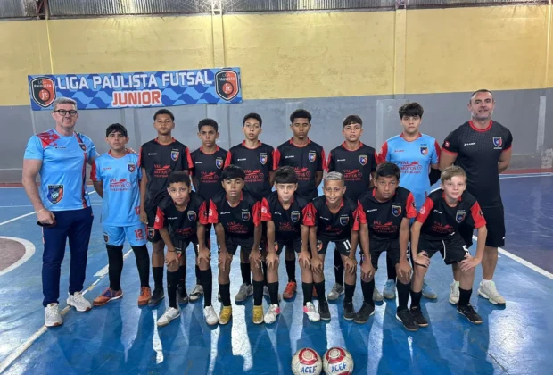 Futsal sub-14 de Artur Nogueira vence a Ponte Preta e segue líder da Liga Campineira