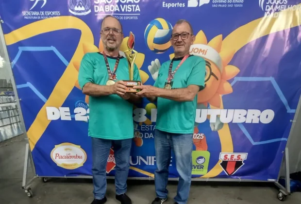 Dupla de Artur Nogueira conquista ouro inédito no JOMI 2025