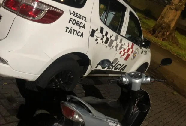 Polícia Militar recupera motoneta furtada em Mogi Guaçu e detém homem por receptação