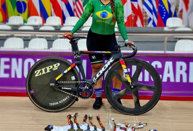 Ciclista de Mogi Guaçu conquista oito medalhas no Pan-Americano de Assunção