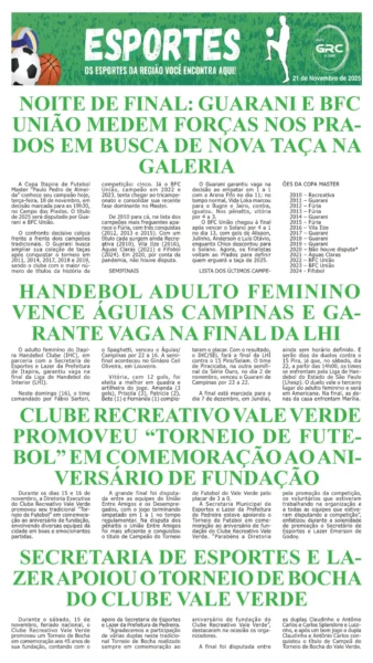 Esportes 21-11-25