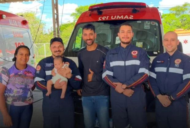 Recém-nascido é salvo por equipe do SAMU após engasgar com leite materno em Mogi Guaçu