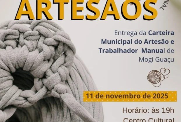 Mogi Guaçu realiza Encontro dos Artesãos com entrega de carteiras profissionais