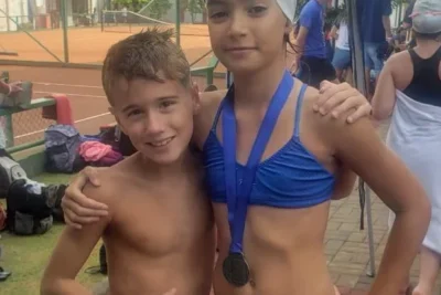 Isabella e Rafael encaram os principais talentos da categoria no Paulista Petiz de Natação