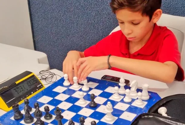 Murilo Costa, de 10 anos, conquista título inédito de xadrez nacional para Mogi Guaçu