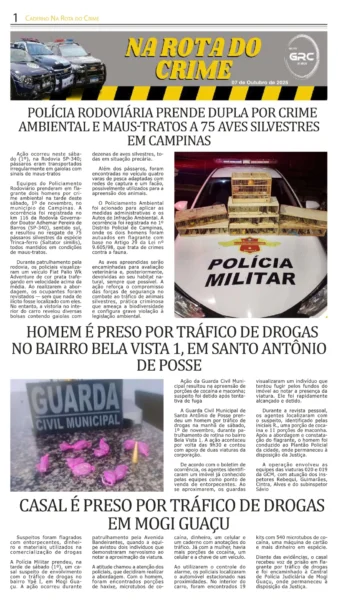 Na Rota do Crime 07-11-25
