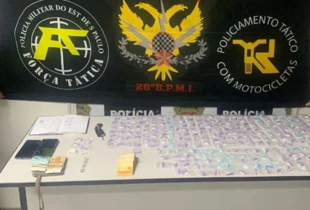 Casal é preso por tráfico de drogas em Mogi Guaçu