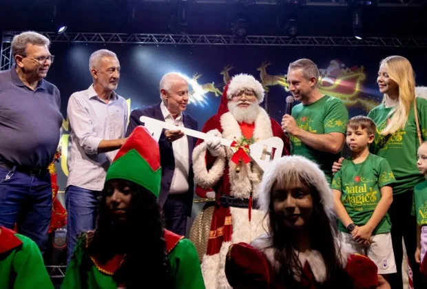 Holambra dá início ao Natal Mágico com emoção, luzes e grandes atrações
