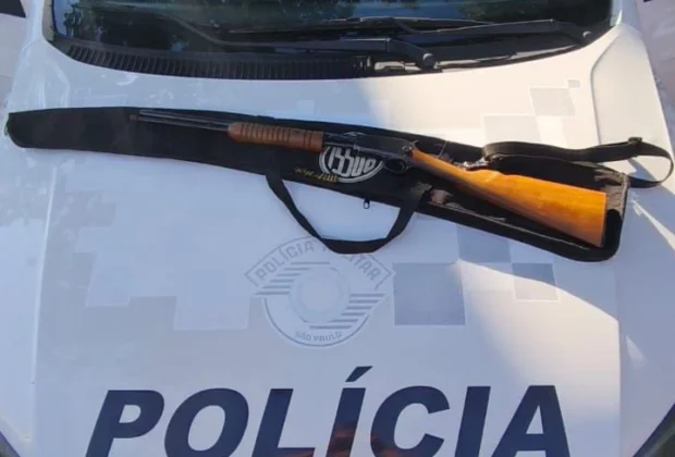 PM apreende arma de fogo após agressão em Mogi Mirim