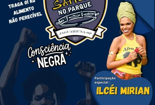 PREFEITURA DE JAGUARIÚNA PROMOVE ‘SAMBA NO PARQUE’ NESTE DOMINGO