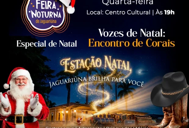 HOJE TEM EDIÇÃO ESPECIAL DE NATAL DA FEIRA NOTURNA NO CENTRO CULTURAL