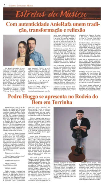 Estrela da Música 12-12-25