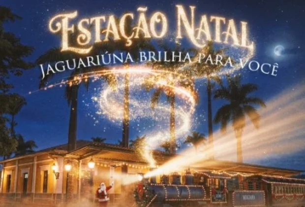 CHEGADA DO PAPAI NOEL ABRE A PROGRAMAÇÃO DE NATAL DE JAGUARIÚNA NESTA SEXTA
