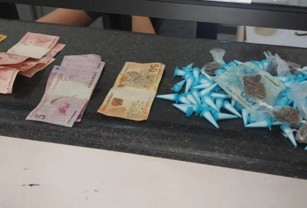 Polícia Militar apreende cocaína e maconha em residência no Jardim Andrade, em Pedreira