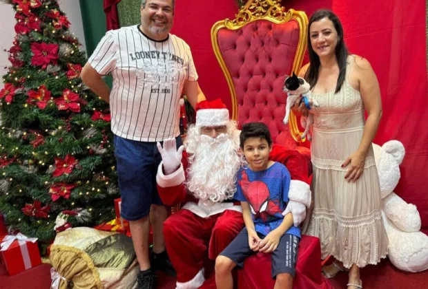 O Papai Noel da ACIMM, quem diria, encantando também o público adulto