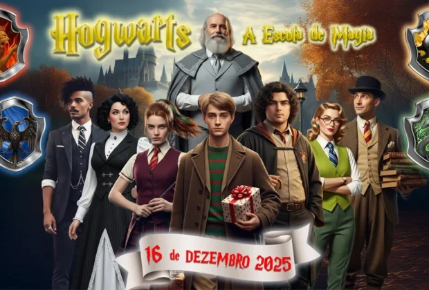 Espetáculo Hogwarts – A Escola de Magia se apresenta no próximo dia 16 de dezembro no Teatro Castro Mendes, em Campinas