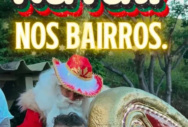 “Natal com Você” leva a magia natalina aos bairros de Jaguariúna
