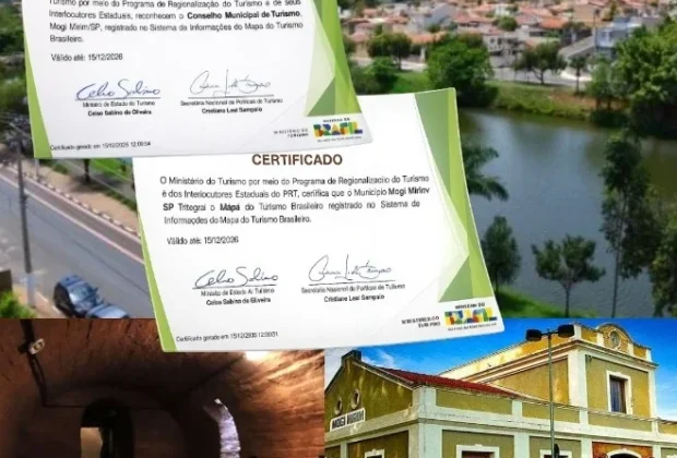 Mogi Mirim conquista renovação de certificados do Mapa do Turismo Brasileiro