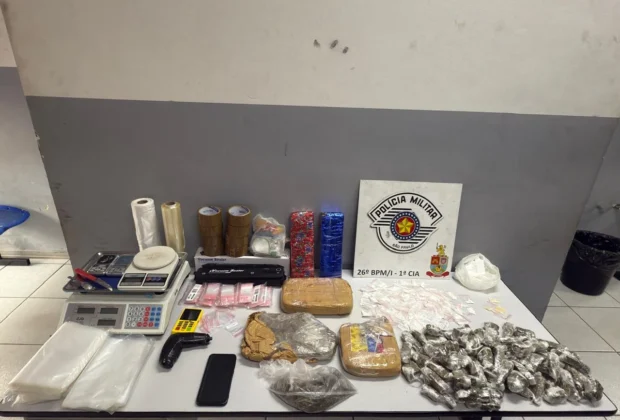 Polícia Militar apreende grande quantidade de drogas em Mogi Guaçu