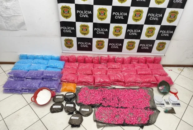 Polícia Civil apreende 6 kg de cocaína em operação contra o tráfico em Pedreira
